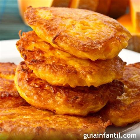 Tortitas de calabaza dulces para el desayuno