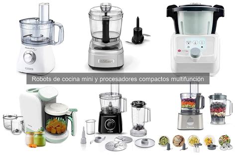 Comparativa de robots de cocina y sus accesorios