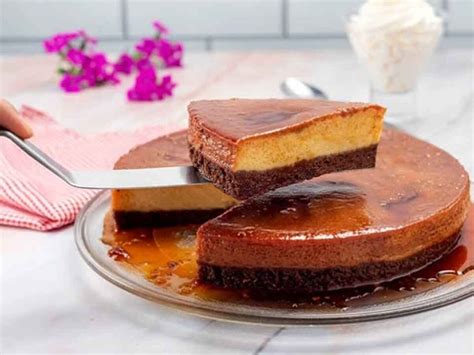 Pastel Imposible desmoldado