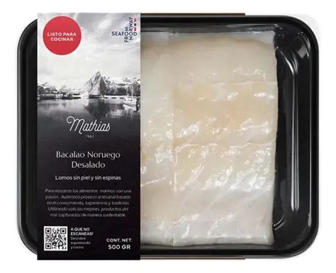 Lomos de bacalao desalados listos para cocinar