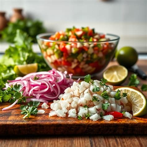 ingredientes frescos para preparar tostas de marisco