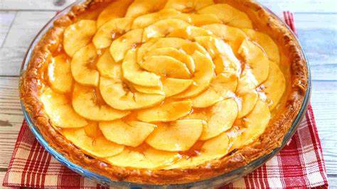 Carrés de manzana terminados