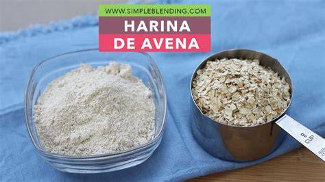 Comparativa visual entre harina de avena instantánea y harina de avena integral