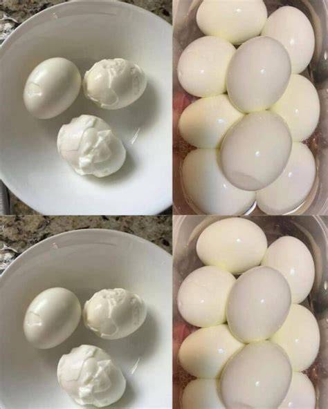 huevos duros pelados listos para ser procesados en la batidora para salsa