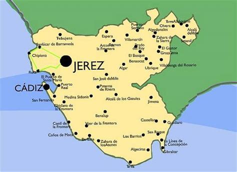 Mapa de Cádiz y San Fernando