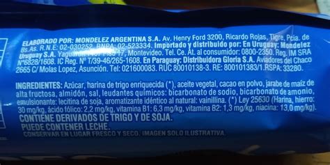 Comparación de ingredientes de Oreo tradicional y sin gluten