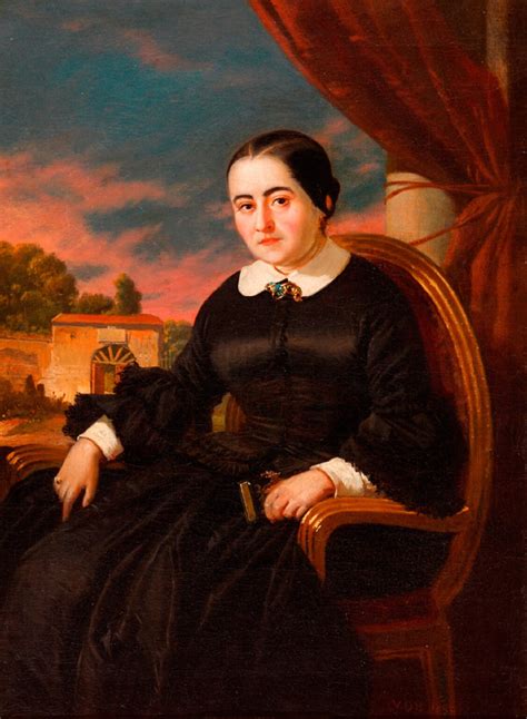 Retrato de Cecilia Böhl de Faber en su juventud