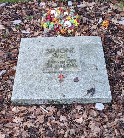 Tumba de Simone Weil en Ashford