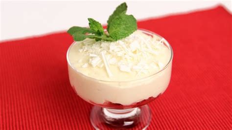 Mousse de chocolate blanco