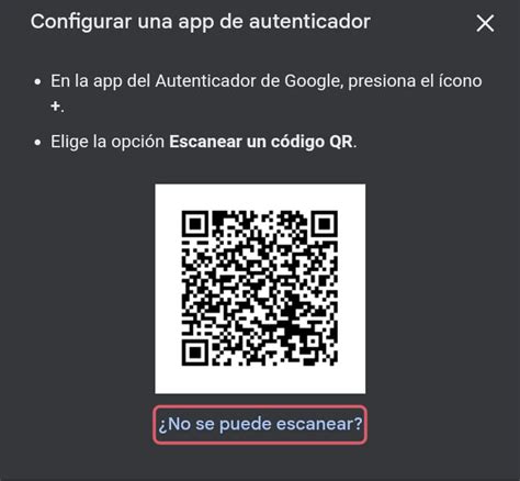 Captura de pantalla de la aplicación IGLÚ mostrando cómo obtener el código QR de acceso