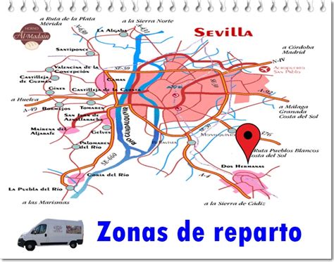 Mapa de zonas de reparto de Pizzería La Isla