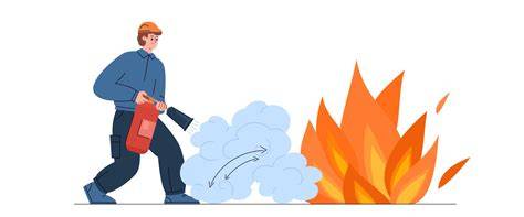 Equipo básico para apagar un fuego en el jardín o campo