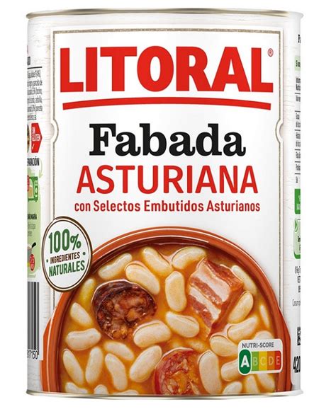 Plato de fabada Litoral lista para consumir