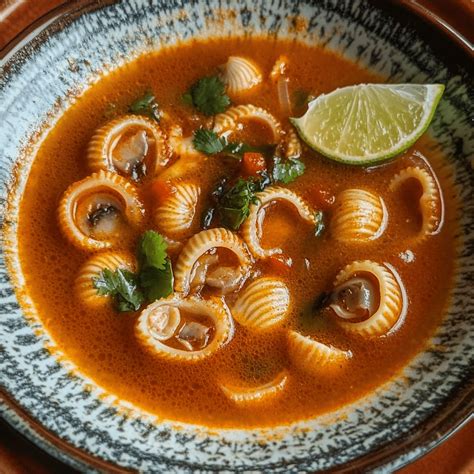 Proceso de cocción de la sopa de caracol