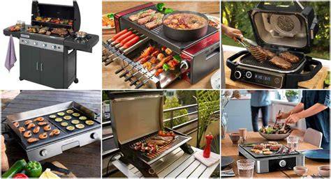 Parrilla eléctrica moderna sobre una mesa de cocina preparada para cocinar vegetales y carne