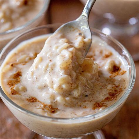 postre de arroz con leche vegano con canela