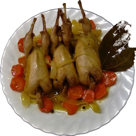 bodegón con codornices escabechadas en tarro de cristal