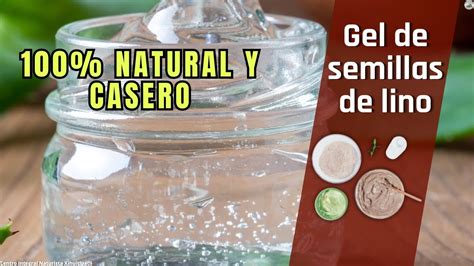 Gel de semillas de lino