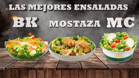 Variedad de ensaladas McDonald's