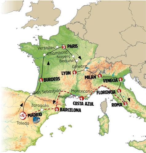 Mapa de expansión de locales Goiko en España y Francia