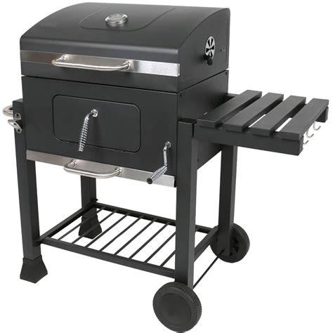 Diseño de una barbacoa de carbón con tapa