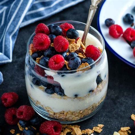 Frutos rojos y yogur