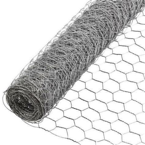 Malla gallinero con formas hexagonales