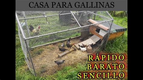 Gallinero cercado con malla gallinero