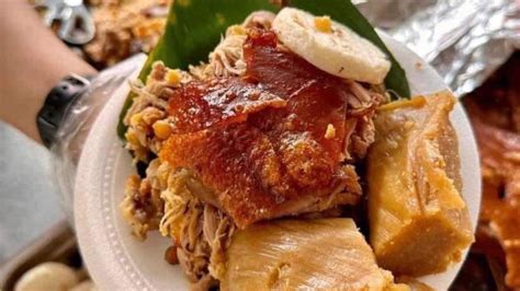 Lechona tolimense con el cuero tostado