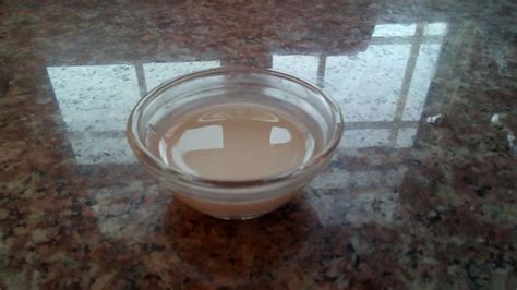 Maicena disuelta en agua