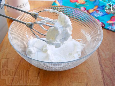 Preparación de utensilios fríos para montar nata