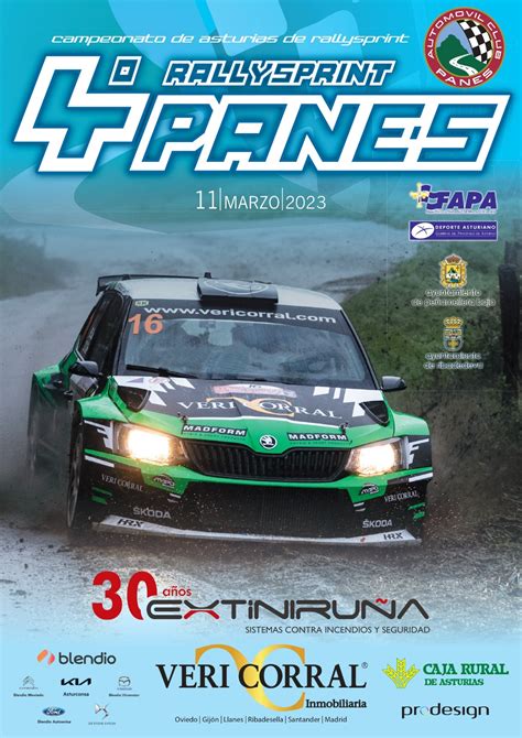 Mapa de la zona del Rallysprint Panes