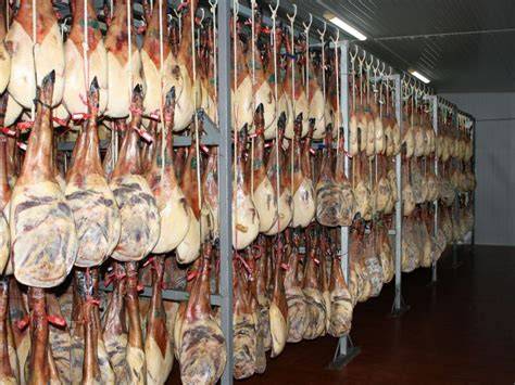 Proceso de curación de jamones