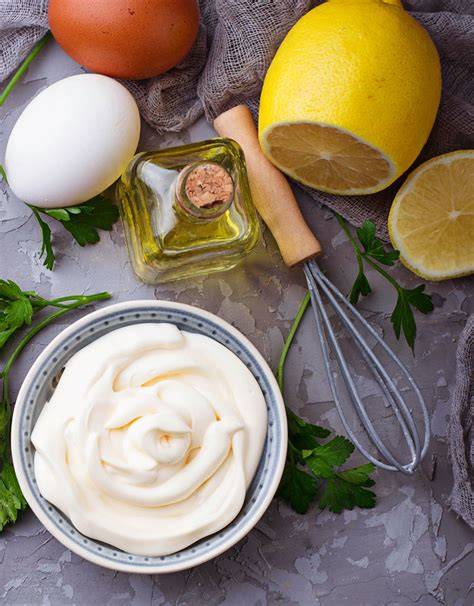 Ingredientes para mayonesa casera