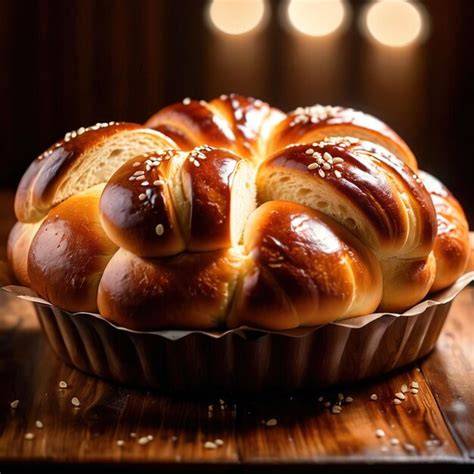 Brioche recién horneado
