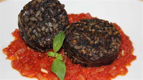 Plato de morcilla con arroz