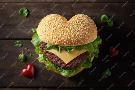 Hamburguesa dulce decorada