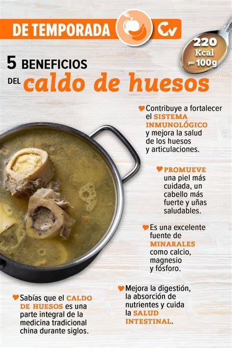 Infografía: Beneficios del caldo de jamón
