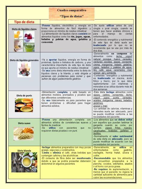 Tipos de dietas de sopa