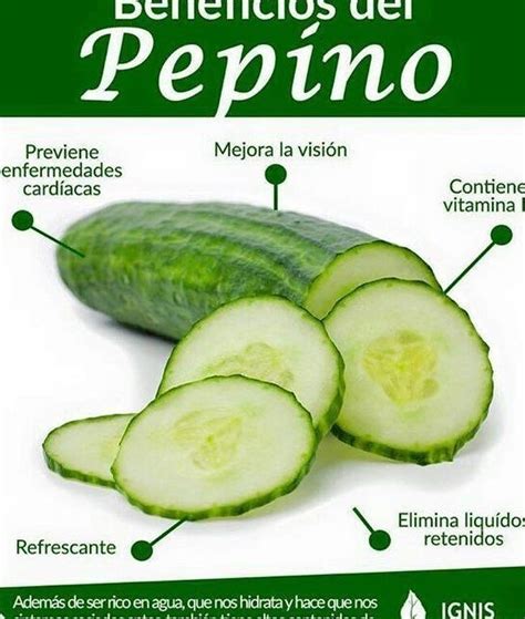 Beneficios del pepino en la dieta