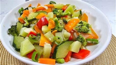 Plato saludable con verduras