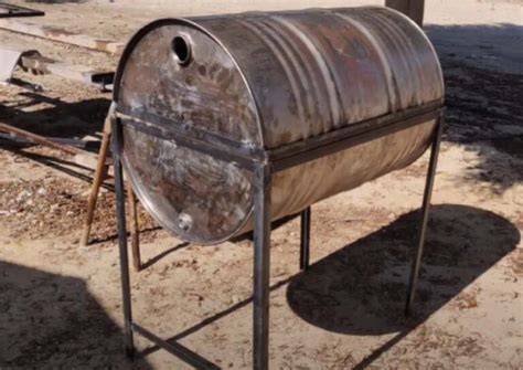 Esquema de construcción de barbacoa con bidón