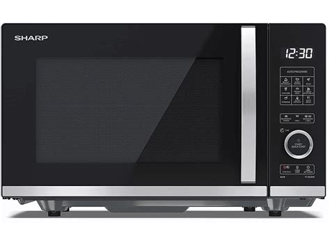 Microondas Sharp sin plato con vista interna de cavidad