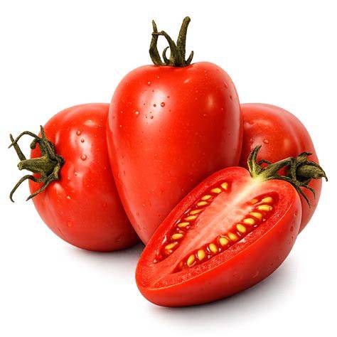 Tomates de pera frescos