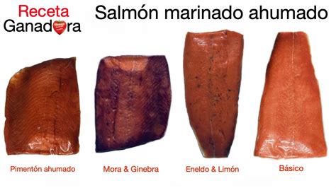 Salmón ahumado vs marinado en una tabla comparativa