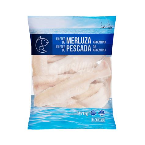 Merluza congelada con gulas lista para cocinar