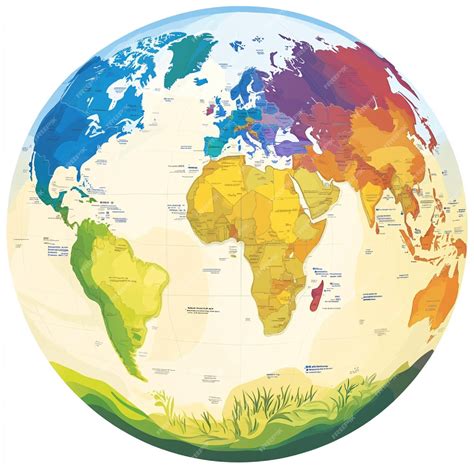 Mapa de las variaciones globales del café con leche