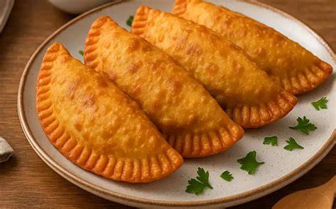 Comparación visual de empanadillas fritas y horneadas