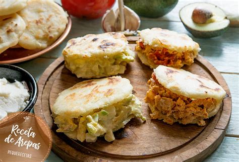 Arepas rellenas saludables