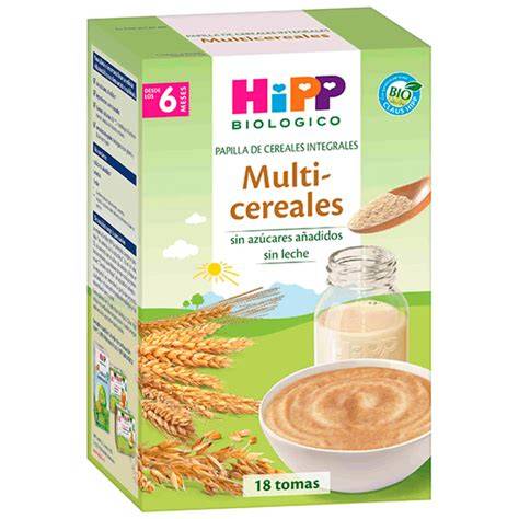 Tabla nutricional de HiPP Biológico Multicereales
